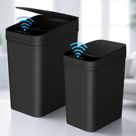 Automatic Motion Sensor Trash Can Set – 12L + 18L