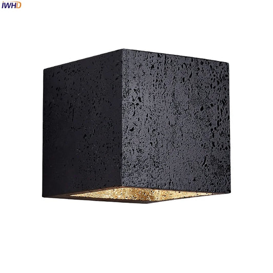 Black Travertine LED Wall Sconce