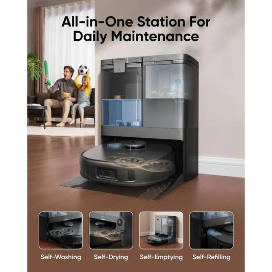 X10 Pro Omni Robot Vacuum & Mop – AI Smart Cleaning with Self-Wash