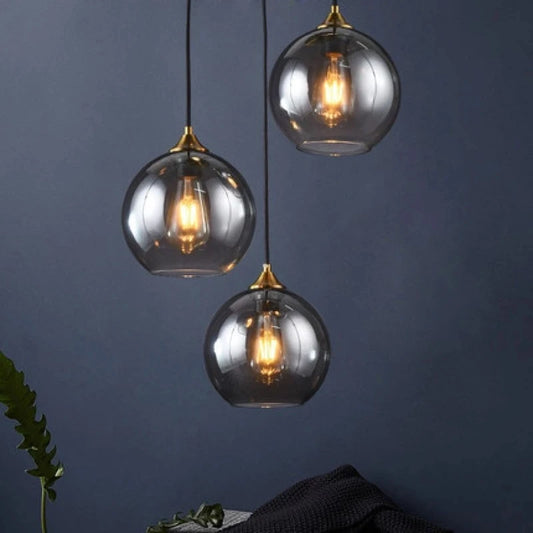 LED Ceiling Pendant Lamp Glass Ball Pendant
