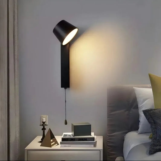 Nordic Modern Indoor LED Wall Lamp Rotatable Bedside