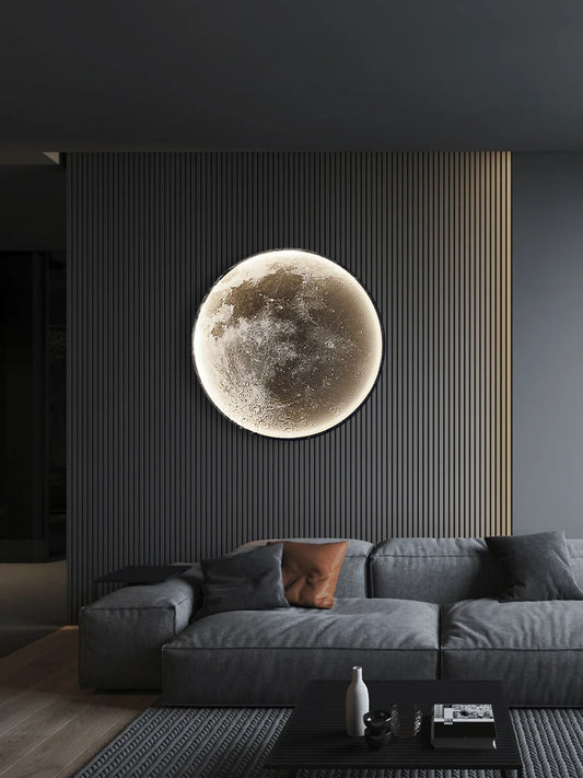 Lunar Elegance LED Wall Light