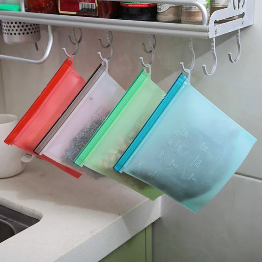 EcoFresh Reusable Silicone Food Storage Bags