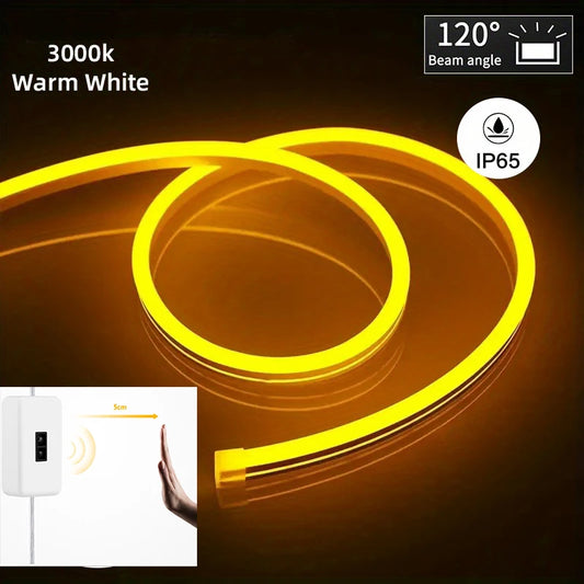 Neon LED Light Strip with USB Smart Gesture Sensor Waterproof