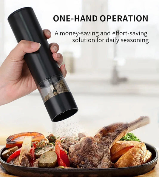 Electric Salt and Pepper Grinder Rechargeable
