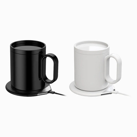 Coffee Mug Warmer and Mug Set – USB Electric Desk Cup Warmer