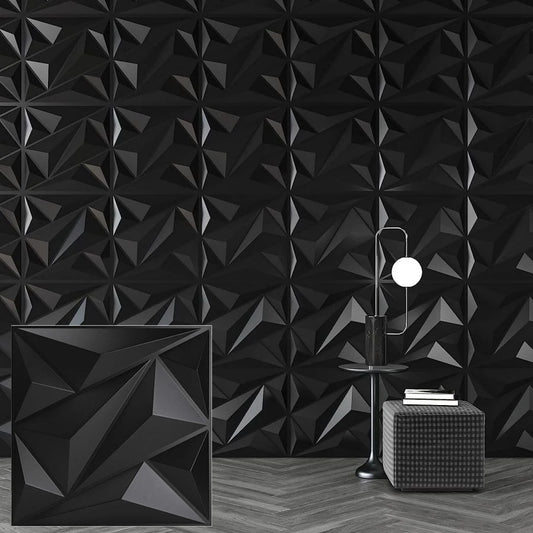 3D Textured PVC Wall Panels – Modern Geometric Design for Stylish Interiors
