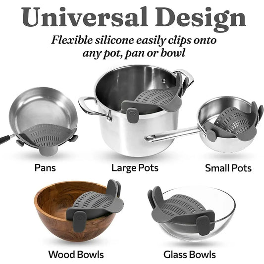Pot Strainer For Pots Pans And Bowls