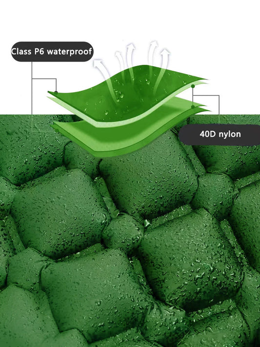 Ultralight Camping Sleeping Pad with Built-In Pump & Pillow