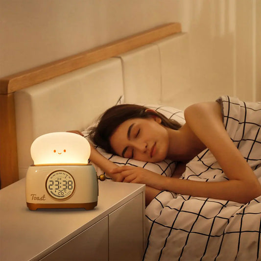 Toaster Night Light Alarm Clock