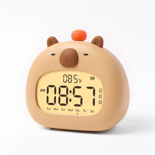 Night light & Alarm Digital Clock Rechargeable Multi-functional