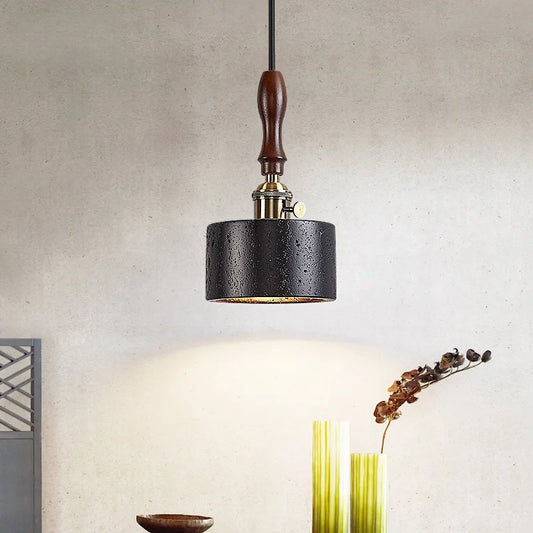 American Vintage  Travertine Pendant Lights