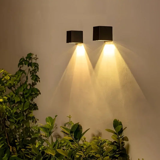 Solar Wall Lights Outdoor Waterproof LED Decorative Lighting