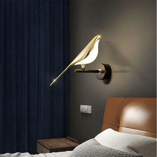 Modern Bird LED Wall Lamp