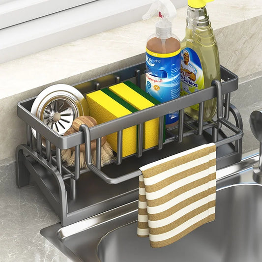Multi-Purpose Kitchen & Bathroom Sink Storage Rack