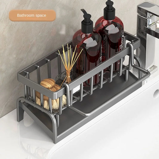 Multi-Purpose Kitchen & Bathroom Sink Storage Rack
