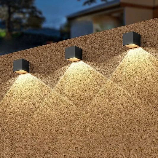 Solar Wall Lights Outdoor Waterproof LED Decorative Lighting