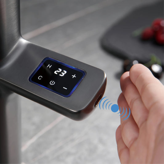 Luxury kitchen faucet intelligent touch digital display