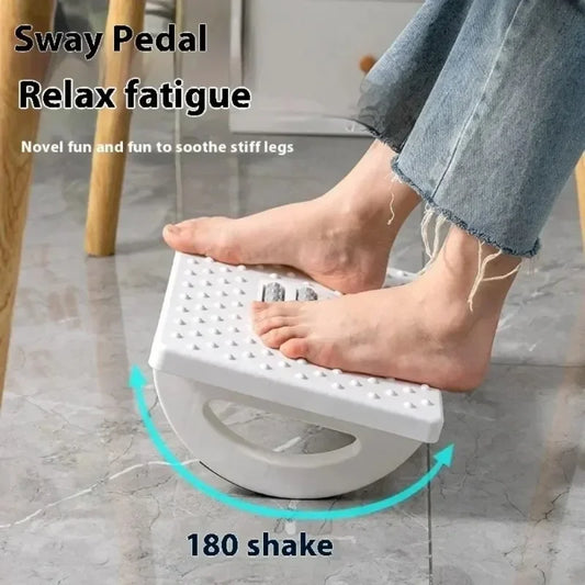 180° Rocking Foot Rest with Massage Rollers