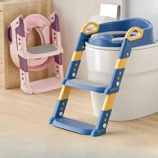 Foldable Baby Potty Training Seat with Step Stool