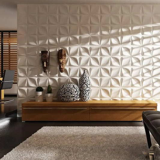 3D Textured PVC Wall Panels – Modern Geometric Design for Stylish Interiors