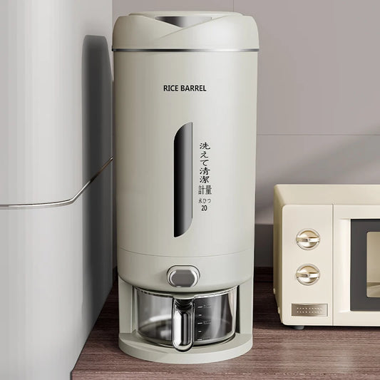 Smart Rice & Grain Dispenser – 5L/10L Storage Container