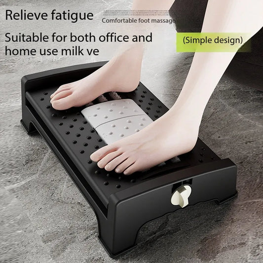 Ergonomic Swing Footrest with Massage Rollers