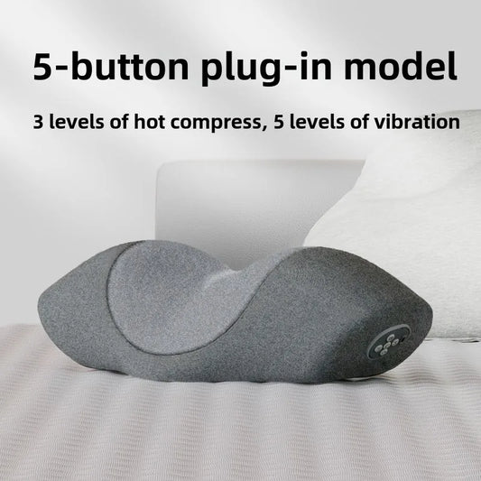 Electric Cervical Massage Pillow – Rechargeable Memory Foam