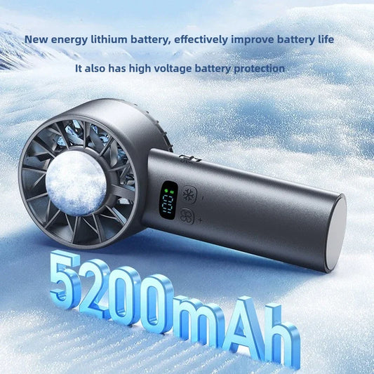 Portable Ice Compress Cooling Fan – 5200mAh