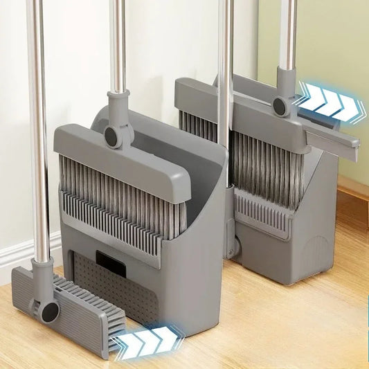 Multi-Purpose Cleaning Broom Combo with Floor Brush