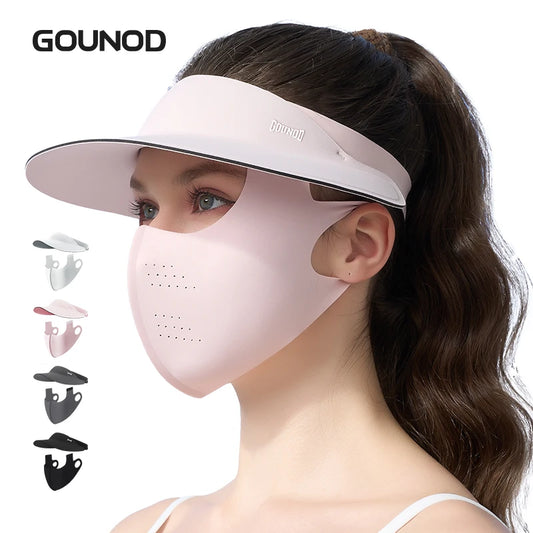 UPF50+ Sun Protection Hat &amp; Face Mask Set