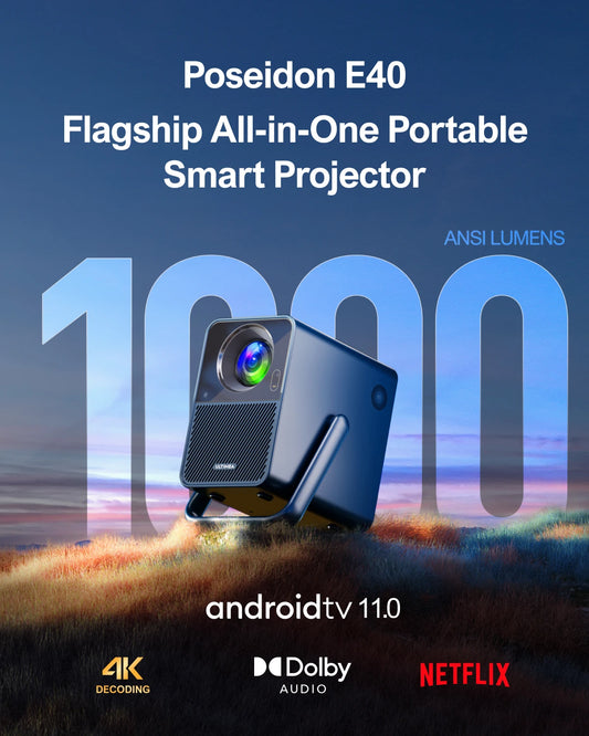 ULTIMEA Poseidon E40 – 4K Android TV Smart Projector