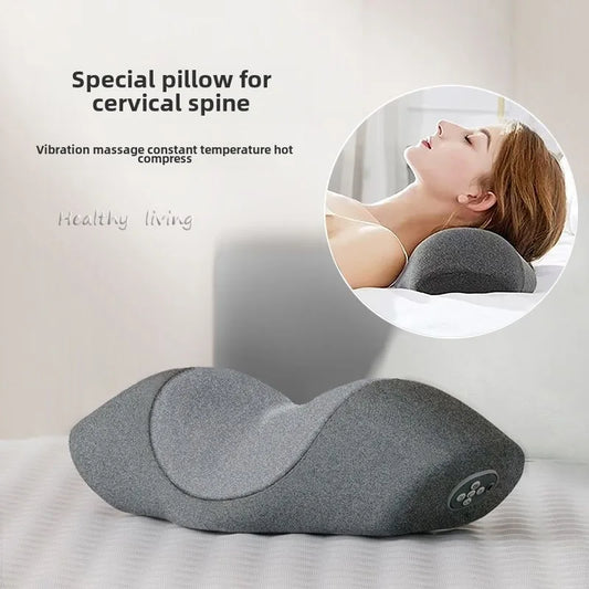 Electric Cervical Massage Pillow – Rechargeable Memory Foam
