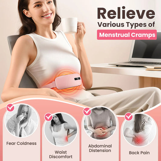 Electric Heating Pad &amp; Massager for Menstrual Relief